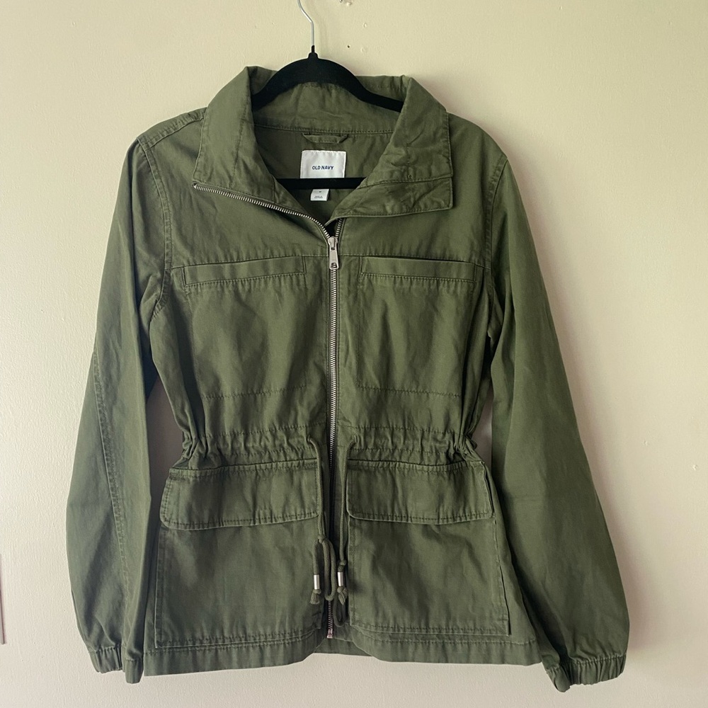 NWOT Army Green Utility Jacket